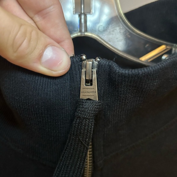 All Saints "seam tape" oversized bomber jacket - Picture 6 of 10